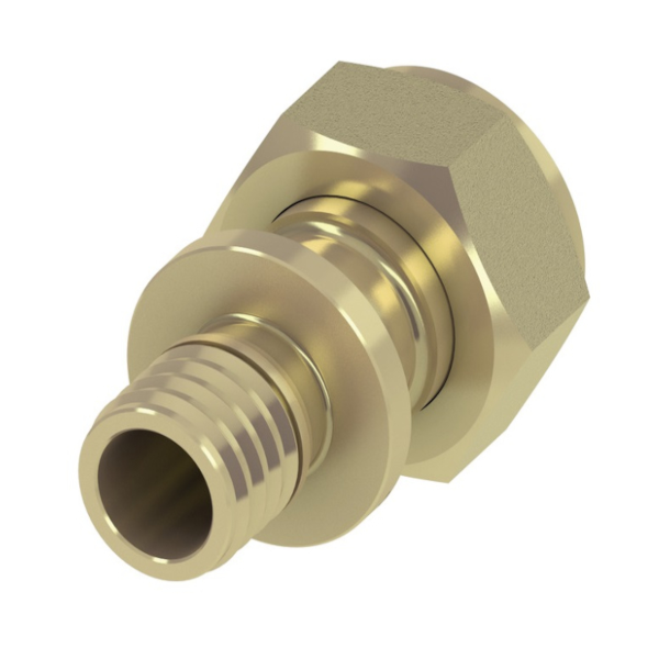 767574 Adaptor alunecător drept cu piuliță TECEflex 25 mm x 1" TECE 767574