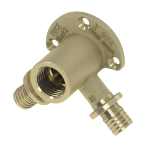 Cot alunecator cu suport TECEflex 768501, unghi 90°, filet interior 16 mm x 1/2"