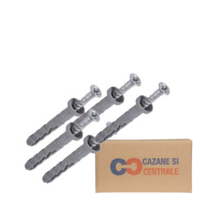 Diblu universal, din plastic, cu surub, 6 x 40 mm, set 200 bucati