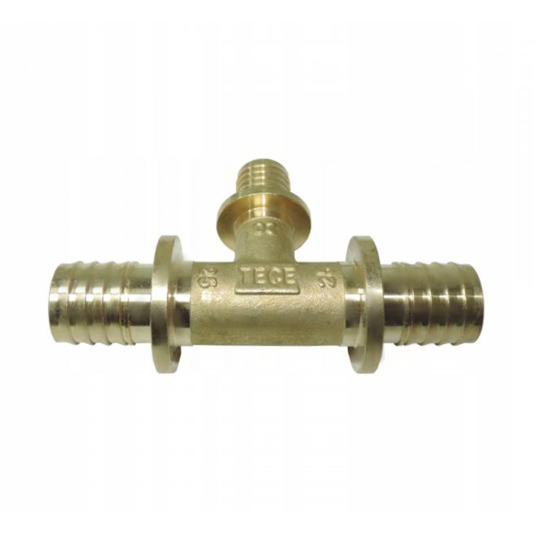 760515 Teu redus alunecator TECEflex 760515, alamă, 25 x 20 x 25 mm