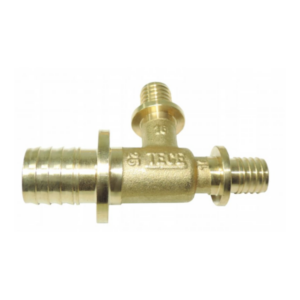 Teu redus alunecator TECEflex 760516, alamă, 25 x 16 x 16 mm