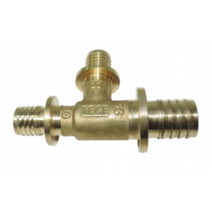Teu redus alunecator TECEflex 760518, alamă, 32 x 20 x 25 mm