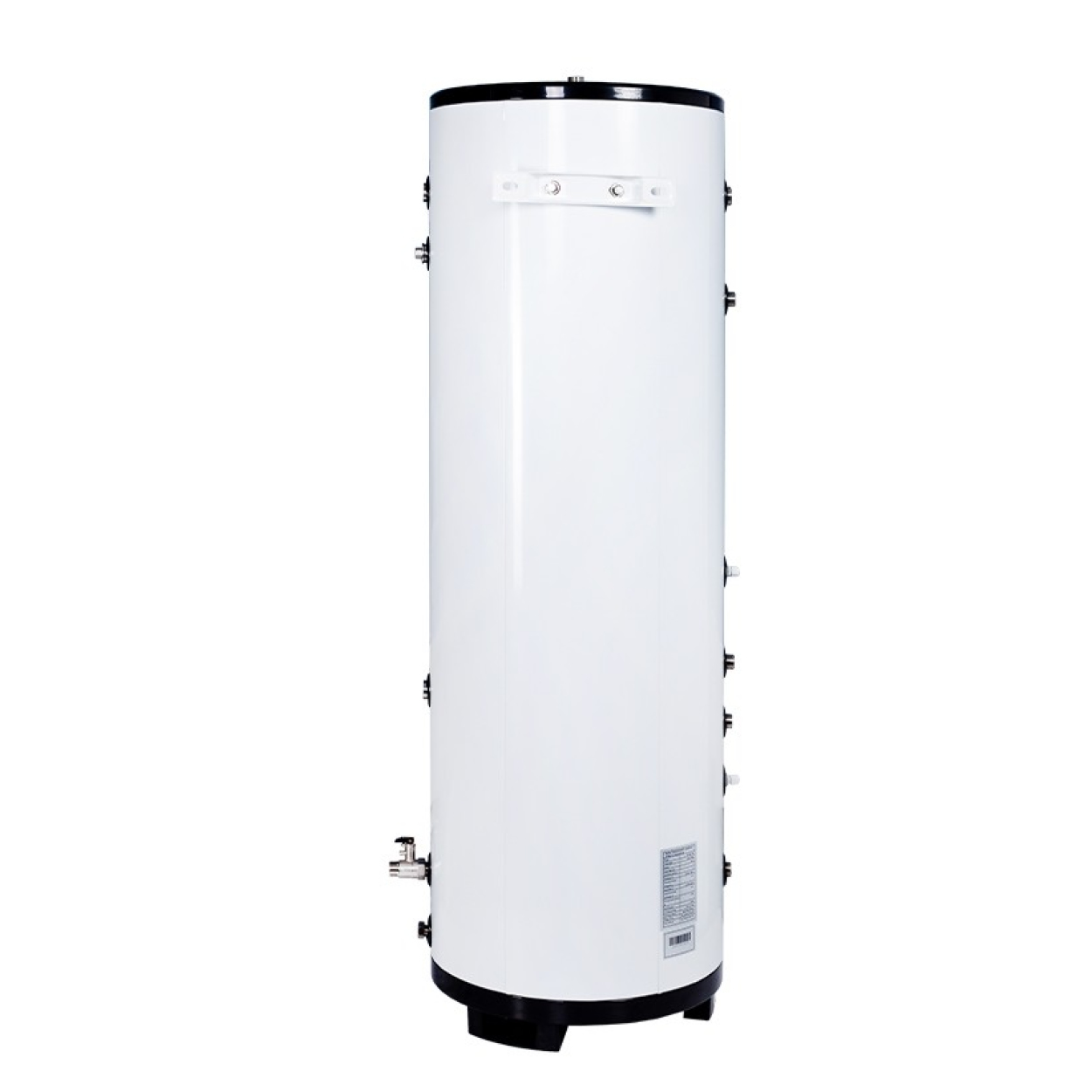Boiler cu acumulare Motan din inox Boiler din inox cu 2 serpentine (1+0.4 m²) din inox gofrat, 150 litri, montaj pe sol