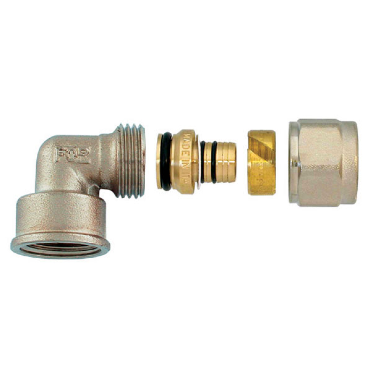 Cot demontabil FI Cot alama, conector demontabil multistrat, FI, 16 mm x 1/2"