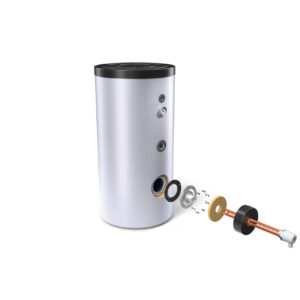 Rezistenta electrica Tesy pentru boilere, 3 kW, filet 1"1/2, Plug and Play