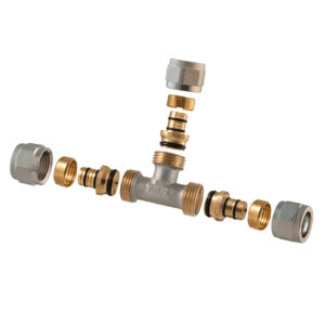 Teu egal, alama, pentru tevi multistrat, 16 x 16 x 16 mm