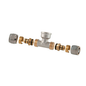 Teu alama, pentru tevi multistrat, FI, 20 mm x 3/4" x 20 mm