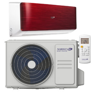 Aer conditionat Nordstar Ruby 12000 Btu, Răcire si Încălzire, Filtru ioni de argint, Inverter, Wi-Fi inclus
