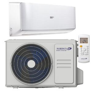 Aer conditionat Nordstar Silver 12000 Btu, Răcire si Încălzire, Filtru ioni de argint, Inverter, Wi-Fi inclus