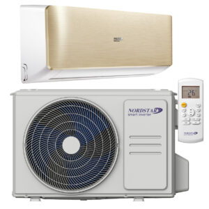 Aer conditionat Nordstar Pearl 12000 Btu, Răcire si Încălzire, Filtru ioni de argint, Inverter, Wi-Fi inclus