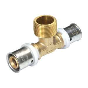 Teu cu filet exterior 1/2" pentru teava multistrat 16 mm – COMISA MU0851005160