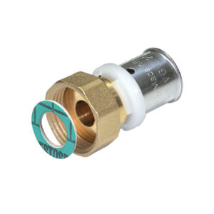 Racord drept cu piulita mobila si etansare plana 1/2" pentru teava multistrat 16 mm – COMISA MU087600516L