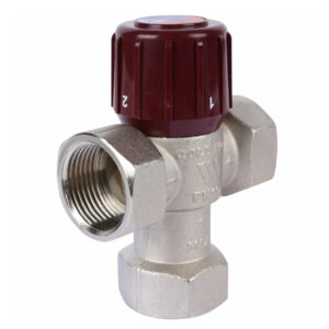 Vana de amestec termostatica, Watts Aquamix 1", 32-50°C, protecție anti-opărire