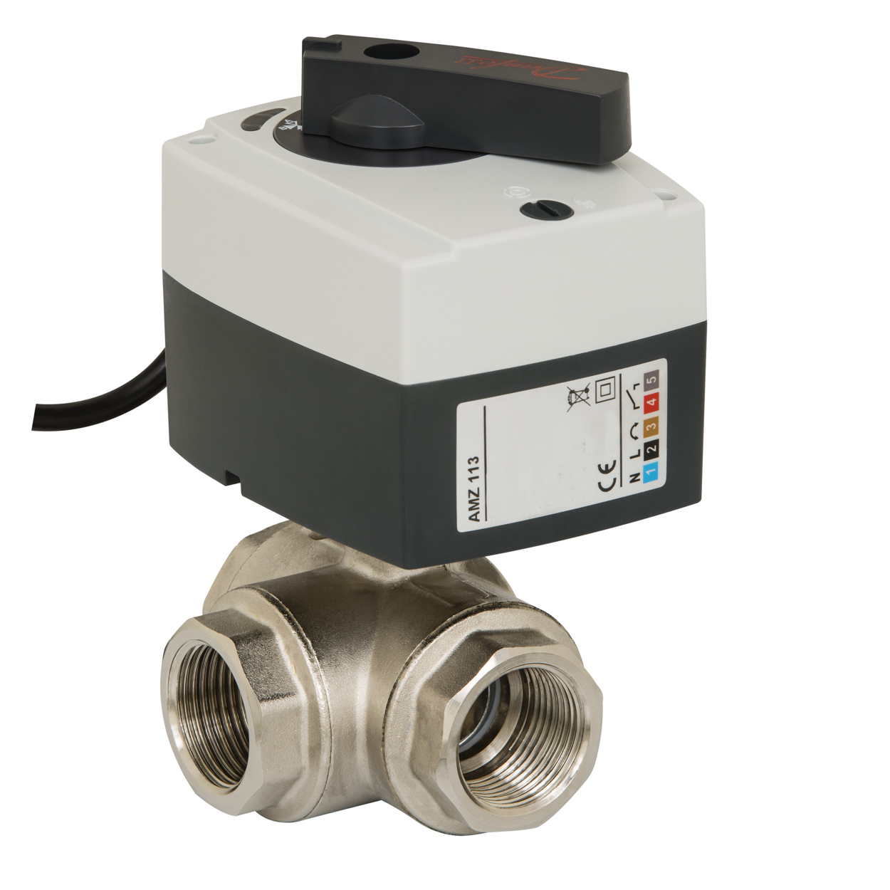 vana Danfoss Vana cu servomotor, Danfoss, AMZ 113, 3 cai, 220V, On/Off, DN 32, 21 m³/h, Rp 1"1/4