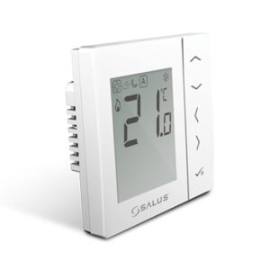Termostat programabil Salus VS30W, afisaj digital, pentru încălzire in pardoseală, montaj in doza