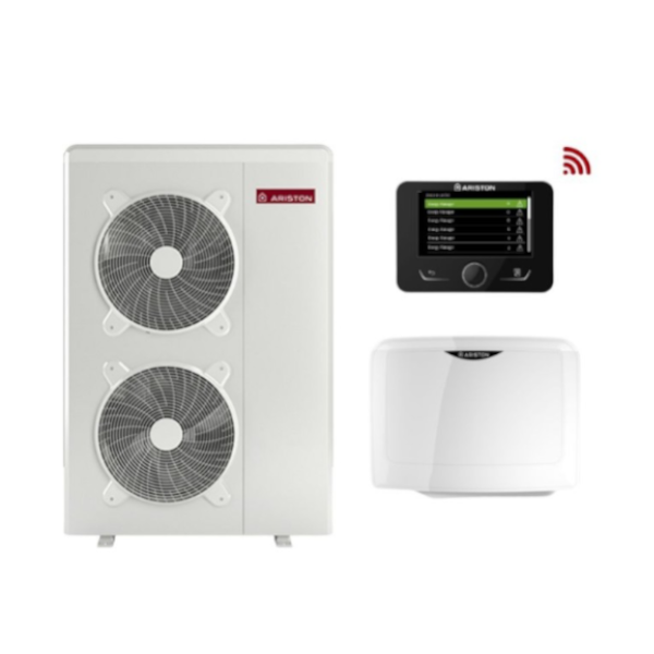 3301871-1 Pompă de căldură Ariston Nimbus Plus 120 M Net R32, 12 kW, monobloc, pentru încălzire și răcire